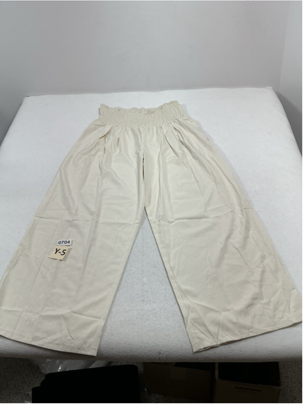Womans Excellent Pullon Wide Leg Palooza Pants XXL Ivory
